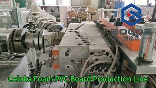 Co extrusion Celuka Foam PVC Board Extrusion Line