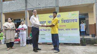 Prize Distribution on the occasion of Gandhi Jayanti. JNV Williamnagar.