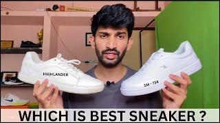 Highlander vs Sparx White Sneakers Comparison | Highlander and Sparx Sm 734 Review