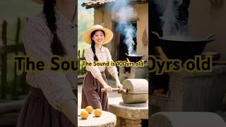  ASMR She Tries 100-Year-Old Stone Mill! #villagelife  #farminglife #villagelifechallenge
