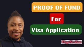 PROOF OF FUND FOR VISA APPLICATION  | POF made simple |Study in Portugal