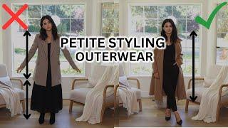 How To Master Styling Outerwear As a PETITE! Petite Style Tips 2023