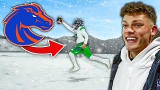 This Boise State Commit Went CRAZY In A SNOWSTORM! (6 TOUCHDOWNS)