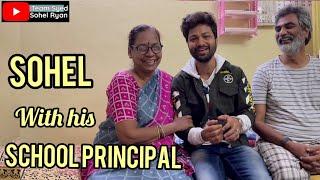 Syed Sohel Ryan meet his School Principal Teacher| Singareni Mudhu bidda |TEAM SOHEL