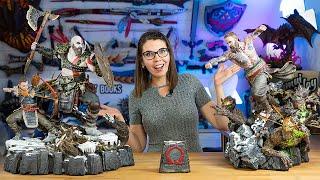 Unboxing the new GOD OF WAR statues!