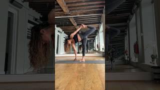 Balancing yoga to improve balance.