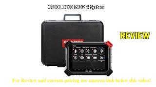 Review XTOOL X100 PAD2 OBDII Diagnostic Tool Four System Auto Key Programmer  2021