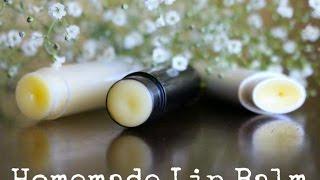 2 Ingredient Homemade Lip Balm / Easy Chapstick Recipe by The Squishy Monster