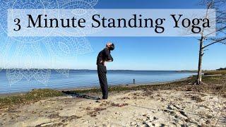 3 MINUTE STANDING YOGA - A super short practice for everyone