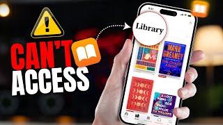 How to Fix iPhone Can't Access Library From Books | Unable To Access Library From Books App iOS