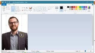 Editing your photo in MS Paint