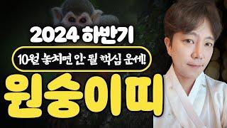 2024년 하반기 10월 원숭이띠 운세는? 92년생, 80년생, 68년생, 56년생