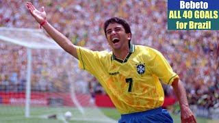 Bebeto ◉ All 40 Goals for Brazil 