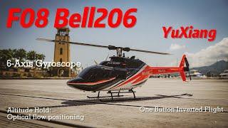 YuXiang F08 Bell206 Jet Ranger Gyro Stabilized Helicopter-RTF