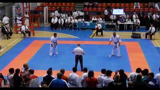 5º Karate IFK World Championship - Jeovaldo Barreto (Brasil) X Jamal Aboudakri (Iran)