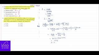 NEET 2023 Physics Units and Measurements Question Finding Maximum percentage error in density