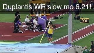 World Record, Slow motion, Duplantis, 6m21, pole vault, world championships Oregon Eugene 2022