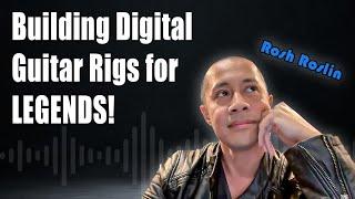 Digital Guitar Rigs for Rock Legends Steve Vai, Def Leppard and Dweezil Zappa with @RoshRoslin