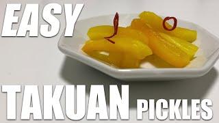 【Pickles】Takuan/Yellow pickled radish/Good with rice/No need to dry/Easy recipe