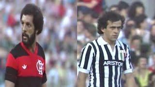 O duelo entre Júnior e Platini na final do Mundialito (1983)