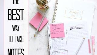 How to: Take the BEST creative NOTES | Make studying EASIER + QUICK!