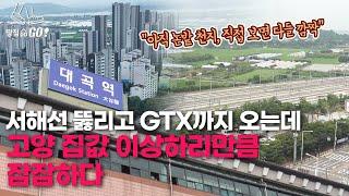 "참 희한" 2년 사이 1.6억 곤두박질…서해선도, GTX도 못 살린 고양 집값의 비밀ㅣ땅집고GO