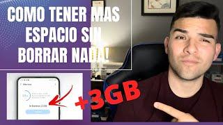 como tener mas ESPACIO en mi celular sin BORRAR nada