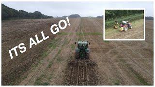 IT'S GO TIME! CULTIVATING THE STUBBLE FIELDS!