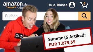 Er darf 3 Minuten ALLES auf Amazon bestellen  (über 1000€ ) | Bibi