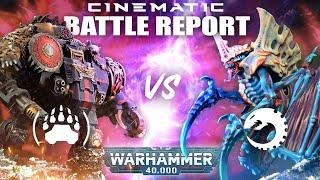 40k Cinematic Battle Report: Space Bears VS. Tyranids (10th Edition)