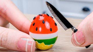 1000+ Miniature Cake Decorating Ideas Tiny Chocolate -Tiny KITKAT-Watermelon By Yummy Bakery