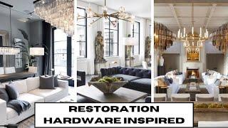 "Restoration Hardware" Inspired Rooms| Home Decor Home Design  | And Then There Was Style