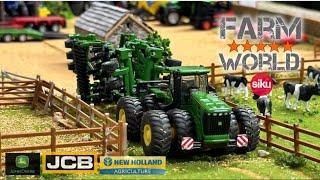 SIKU FARMING | Jobs on the Farm | 1/87 | Tractors | Stop Motion | Agri | John Deere | JCB | Massey