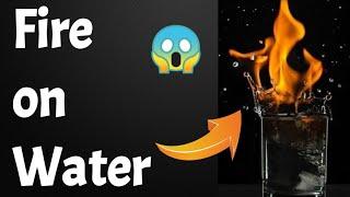 Fire on Water  | Science Experiment | #science #shorts #short #magic #trick | CQZ |