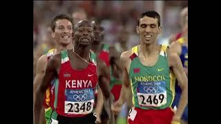 Men's 1500m final at Athens 2004