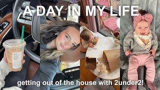 A DAY IN MY LIFE AS A SAHM | getting out of the house with 2under2!