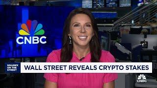 Wall Street reveals crypto stakes