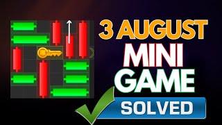 3 August Hamster kombat MINI GAME : CLAIM KEY