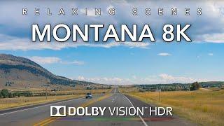 Driving Montana 8K HDR Dolby Vision - Helena Capital to Bozeman