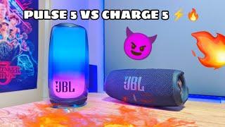 JBL PULSE 5 VS JBL CHARGE 5 "LIGHTS VS BASS?!"