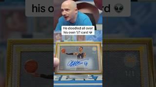 HE DOODLED ALL OVER THE 1/1 CARD?!? ️