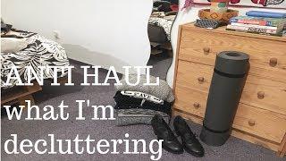 Anti haul: what I decluttered this month | Decluttering ideas | Minimalism