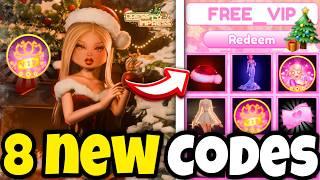 HOW TO GET ALL 8 NEW *SECRET* CODES + *FREE VIP* IN DRESS TO IMPRESS | (Roblox DTI Codes ️)