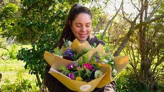 Harvesting & Arranging Rainbow Ranunculus Bouquets  A Week in Our Backyard Flower Farm