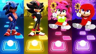 Sonic Exe - Shadow Exe - Baby Amy Rose - Baby Knuckles - Tiles Hop EDM Rush