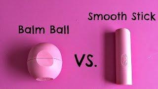 EOS: Balm Ball vs. Smooth Stick