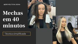 Mechas em 40 Minutos, técnica simplificada!