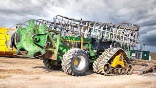 John Deere 4755 with TRACKS | XXL SLURRY in FRANCE [2021 ETA Corbineau]