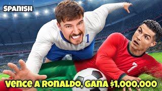 Vence a Ronaldo, gana $1,000,000 । Mrbeast en español !