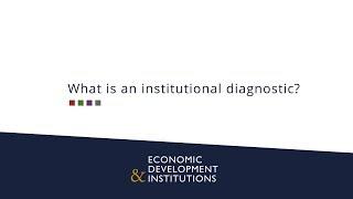 What is an institutional diagnostic?